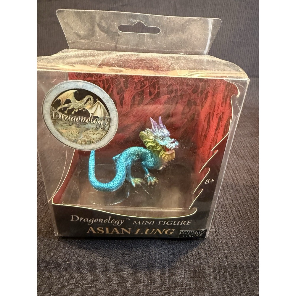 Dragonology Asian Lung Dragon Mini Figure Sababa Toys 2006 #1743 - New Sealed!